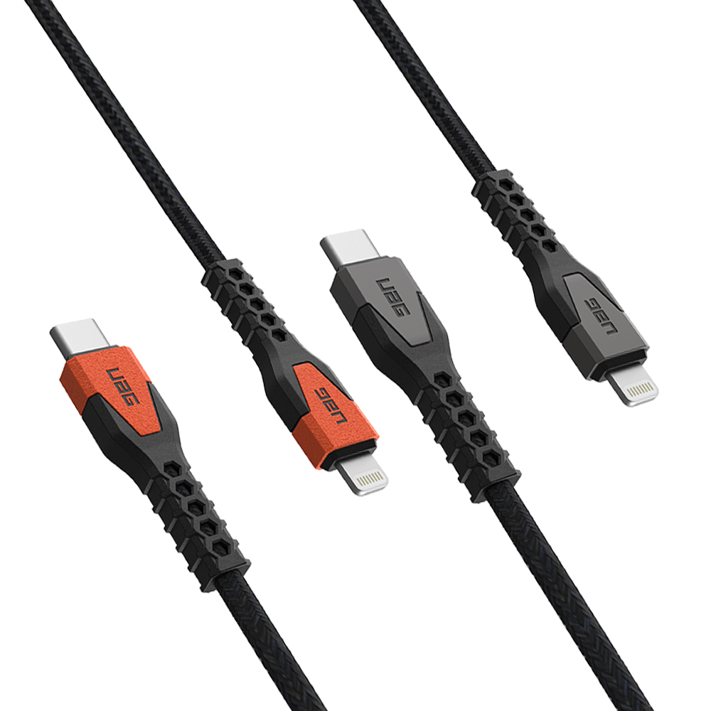 UAG 케블라 C to 라이트닝 30W 1.5m 고속충전 케이블 - 상품 이미지