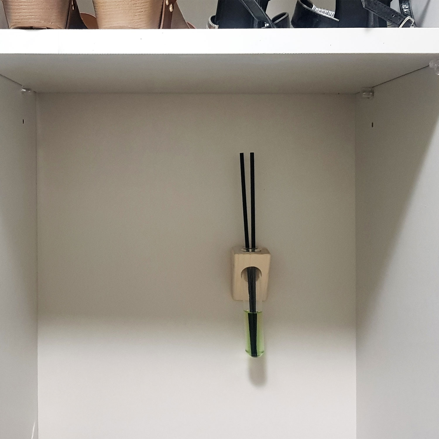 실내디퓨저 벽부착 화장실디퓨저 인테리어 화병 원목빗각부착형 이미지 7