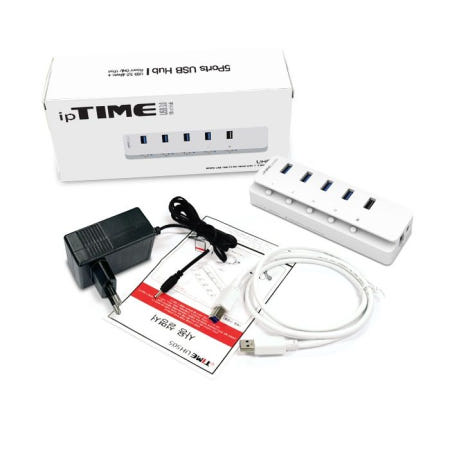 UH505 USB3.0 4포트+only 전원 1포트 5V-3A 아답터 제공