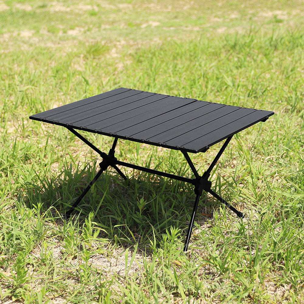 카르닉 캠핑 롤 테이블 RCT-001 높이조절 접이식 경량 휴대용 야외 블랙