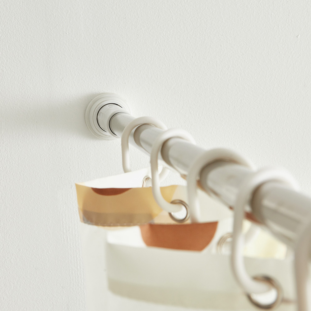 할메이드 못없이 커텐 커튼 압축봉 봉 길이 35~50cm