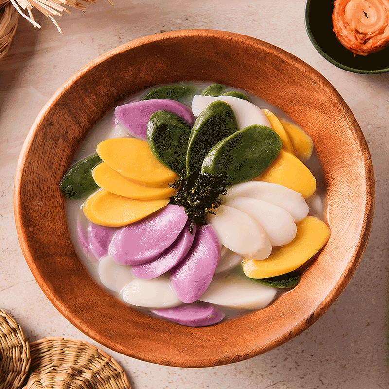 4색(쌀 쑥 자색고구마 호박) 떡국떡 1kg - 상세 이미지 2