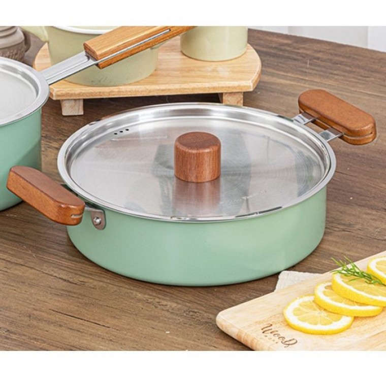 인덕션 냄비 전골 샤브샤브 세라믹 240mm - 메인 이미지