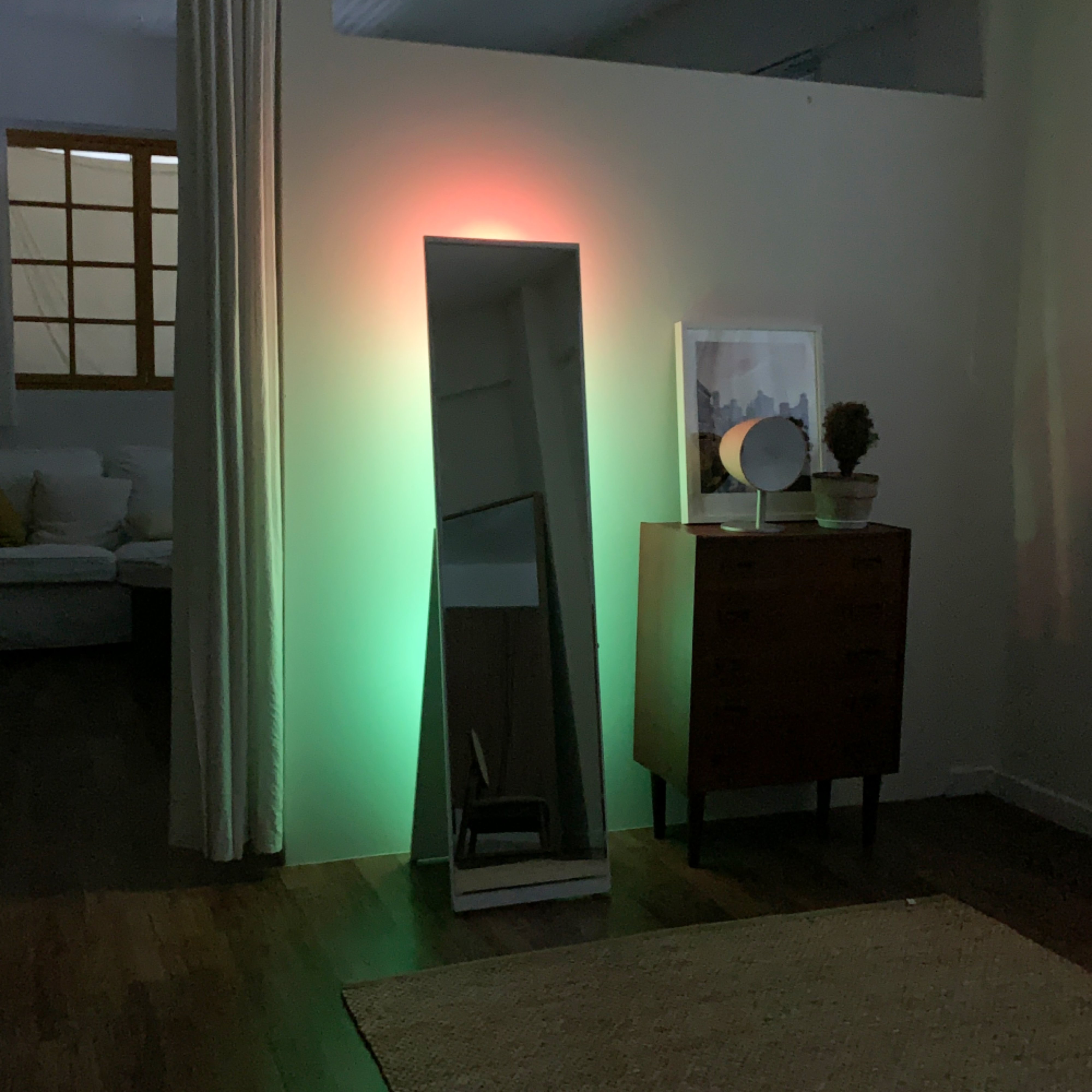 무드등 붙이는 무선 조명 아이방 수면등 간접조명 LED 조명등 건전지 침대 전등 미니