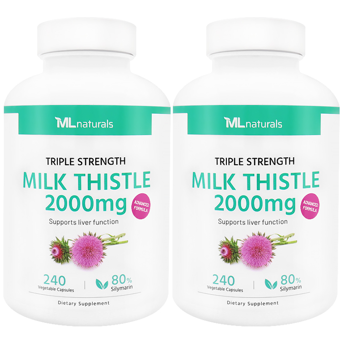마이라이프내추럴스 밀크씨슬 2000mg 알약 240캡슐, 2개 제품 이미지