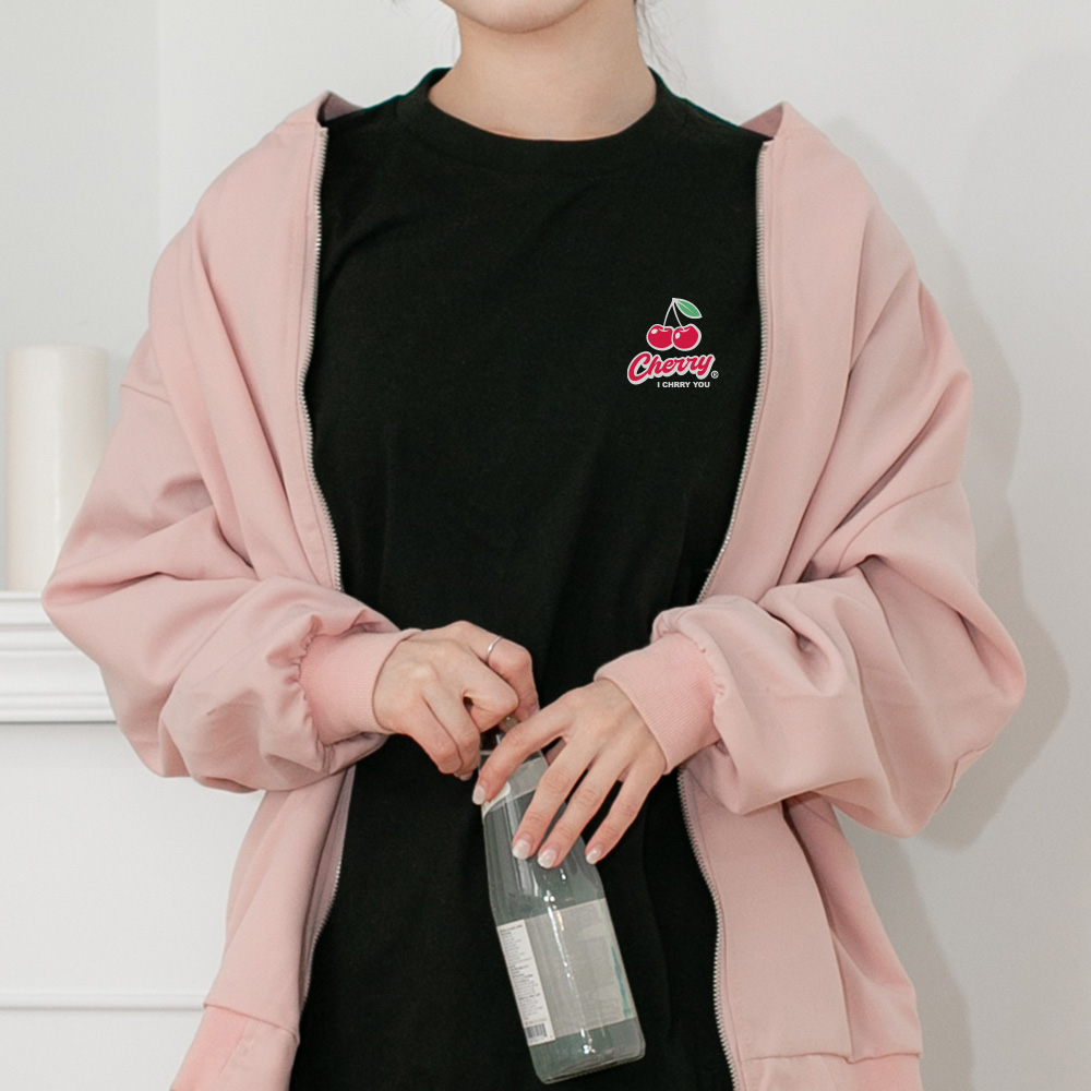 라운드넥 긴팔 이너 티셔츠 여성 레이어드 이미지 4