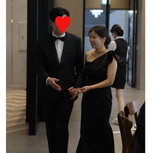 오키드 레이스 블랙 웨딩드레스 대여 2부드레스 브라이덜샤워 제주촬영 의상... 착용 후기 | 사이즈/핏 총정리 - 상품 이미지 2