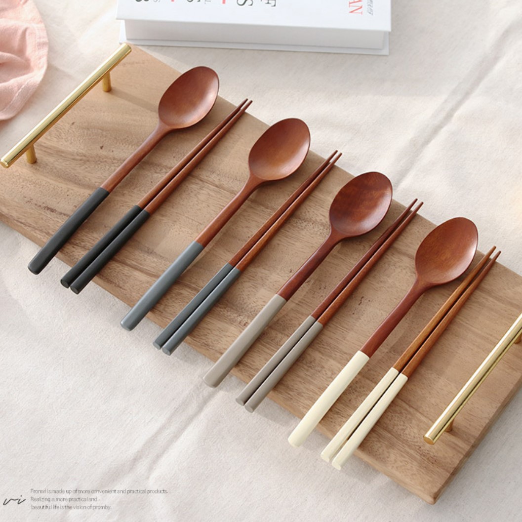 수저세트 옻수저 코스트코 나무 숟가락 젓가락 옻칠