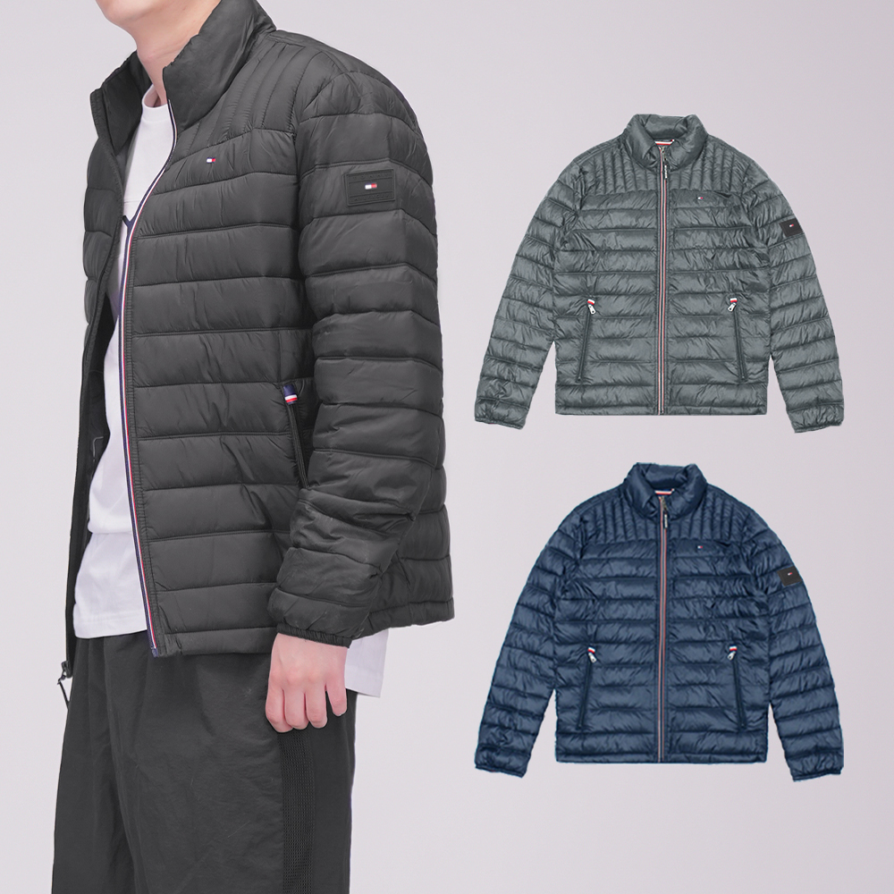 타미힐피거 남성 경량 패딩 패커블 점퍼