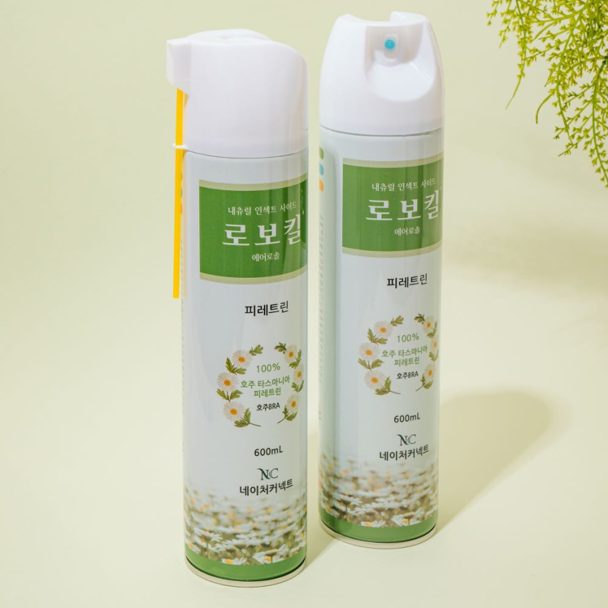 로보킬+로보킬대롱형600ml 국화꽃 피레트린 살충제 좀벌레 먼지다듬이 빈대 퇴치제 퇴치약 사진 6
