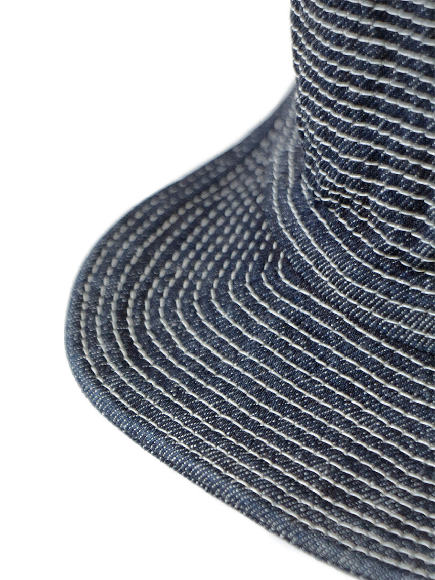 캐피탈 11.5oz 데님 노인과 바다 CAP 캡모자 2컬러 진한인디고,중청인디고 이미지 7