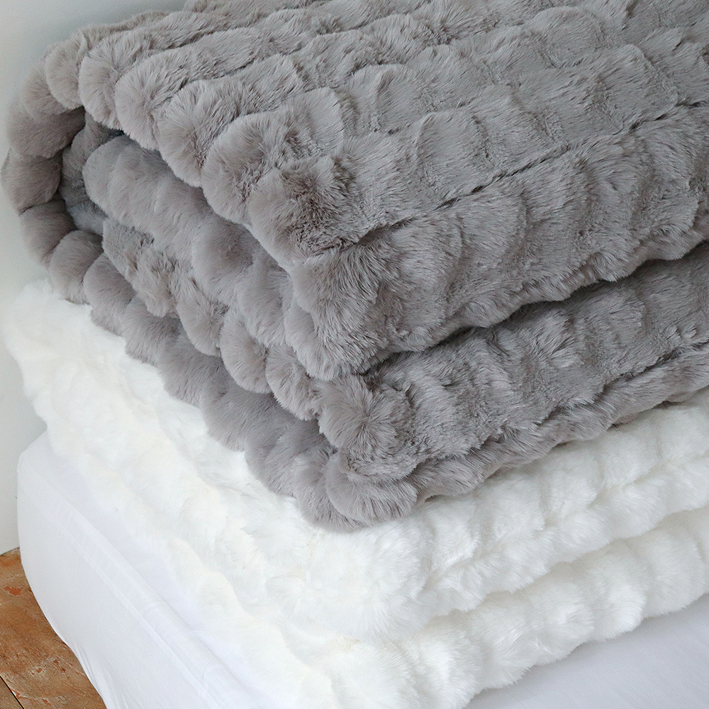 프랑 20mm 장모 밍크 극세사패드 고정밴드 미끄럼방지 겨울 침대패드 SS