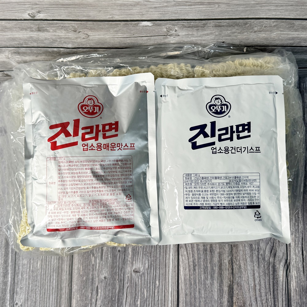 오뚜기 진라면 업소용 매운맛 120g x 30개 스프 포함 - 상세 이미지 4
