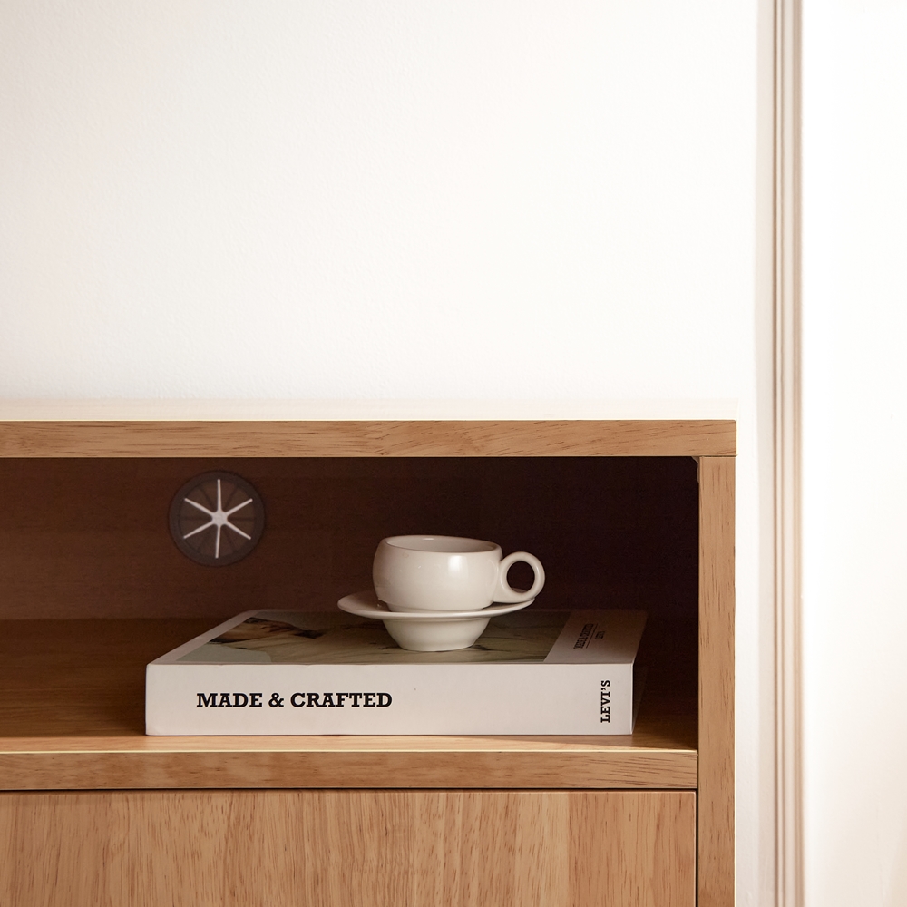 베벨로 원목 월넛협탁 침대 침대옆 선반 높은 미니 안방 협탁