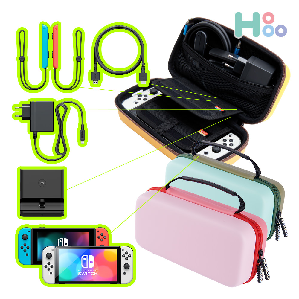 닌텐도스위치 OLED호환 케이스 파우치 가방 파스텔 A1
