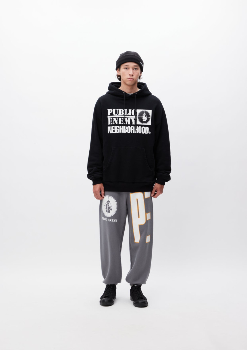 네이버후드 NEIGHBORHOOD NH X PUBLIC ENEMY 스웨트파카 LS 이미지 2