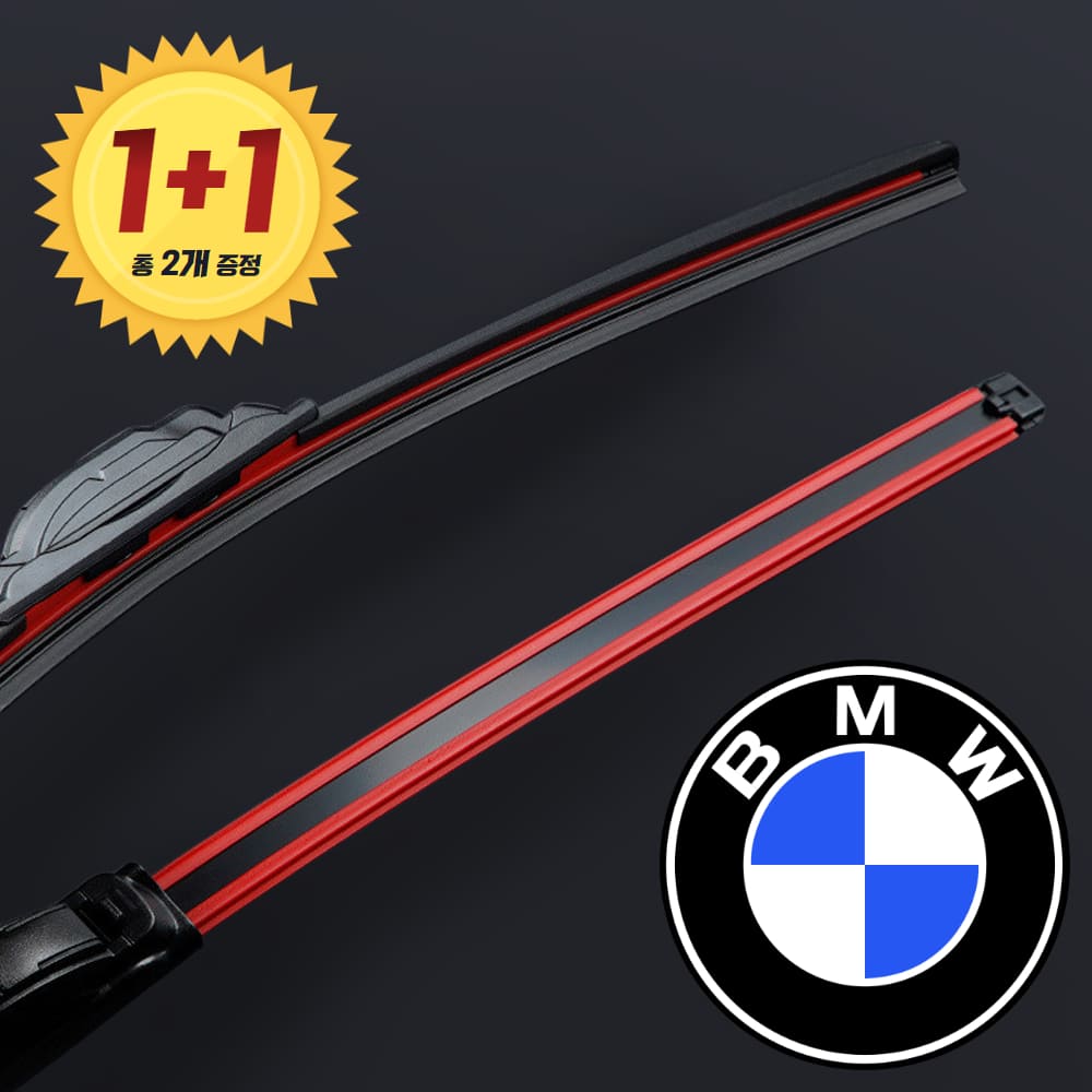 1+1 BMW 전차종 프리미엄 하이브리드 윈도우브러쉬 와이퍼 블레이드 PR400mm - 메인 이미지