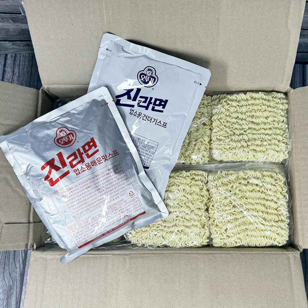 오뚜기 진라면 매운맛 업소용 120g 30개 스프 포함