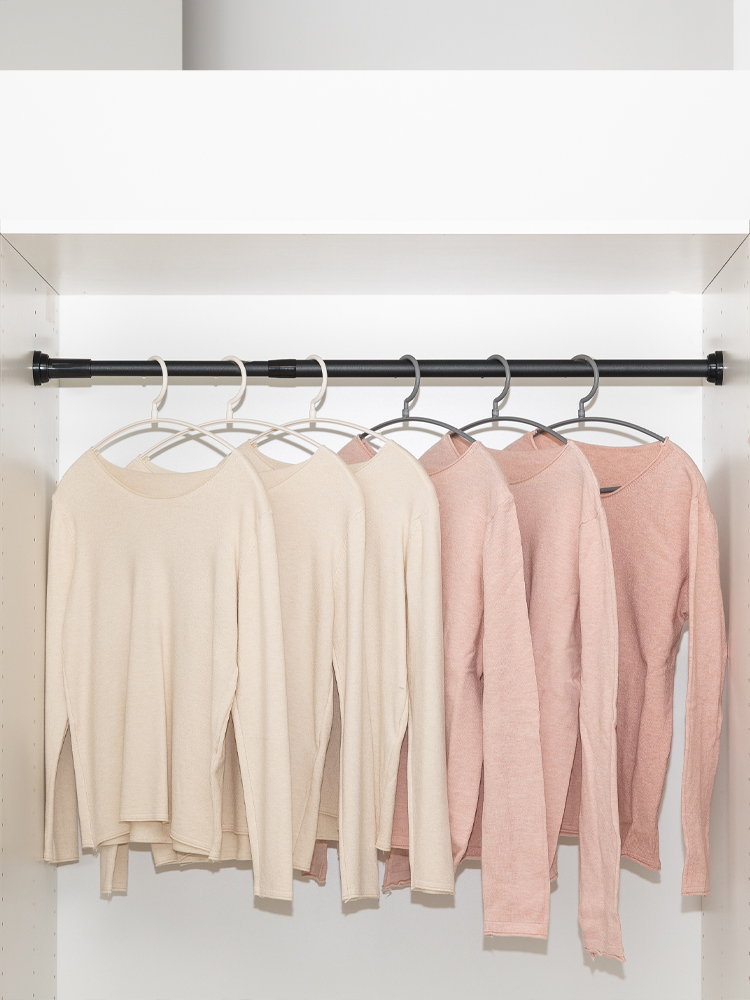 할메이드 못없이 커텐 커튼 압축봉 봉 길이 35~50cm