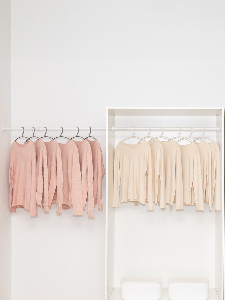 할메이드 못없이 커텐 커튼 압축봉 봉 길이 90cm