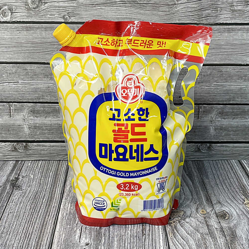 오뚜기 고소한 골드 마요네스 식당 업소용 마요네즈 스파우트팩 3.2kg, 1개 - 상세 이미지 3