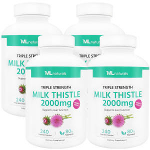 마이라이프내추럴스 밀크씨슬 2000mg 알약 240캡슐, 4개 맛있게 먹은 솔직 후기 - 상품 이미지 1