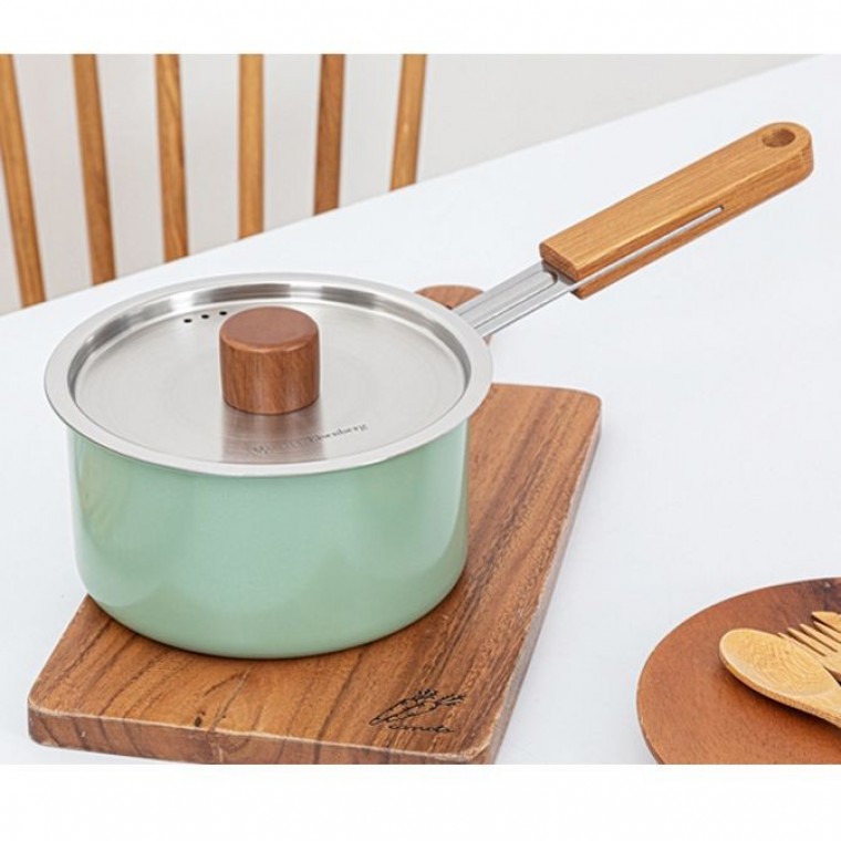 인덕션 냄비 라면냄비 편수 세라믹 찌개냄비 24cm - 메인 이미지