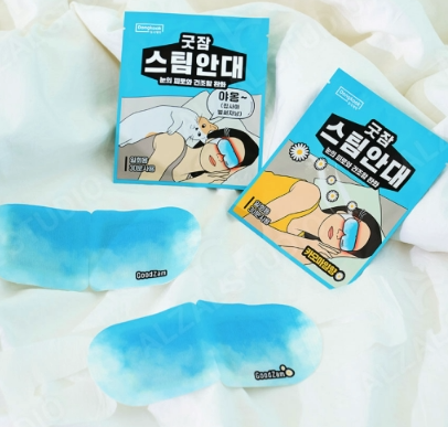동국제약 굿잠 스팀안대 카모마일향 10입 2박스(총 20입) / 수면 온열안대 눈찜질안대 발열 일회용 아이마스크 - 상세 이미지 3