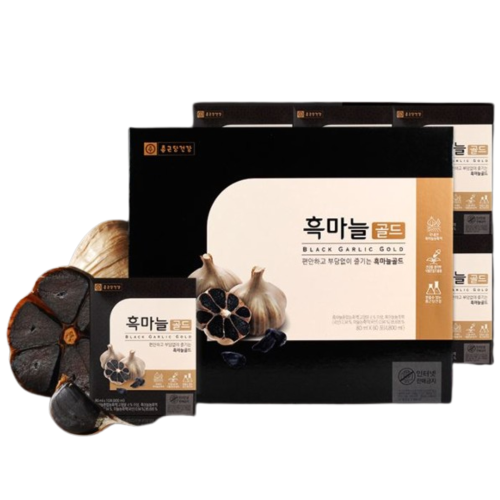 종근당건강 발효 흑마늘 진액 골드 80ml x30포 국내산 숙성 마늘 엑기스 농축액 제품 이미지