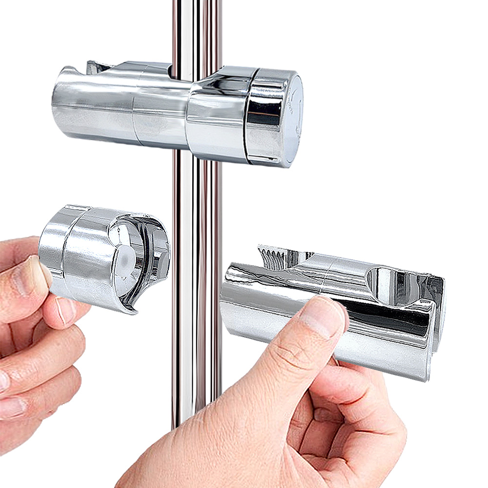 샤워기거치대 홀더 걸이 슬라이드바 샤워 고정 헤드 교체 무타공 매직 행거 제품 이미지