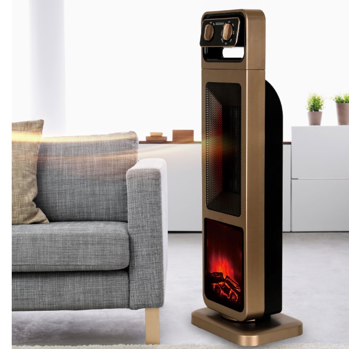 불멍 온풍기 거실 온풍기 실내 온풍기 원룸 히터 소형 난방기 개봉기 | 실사용 후기 - 대표 이미지