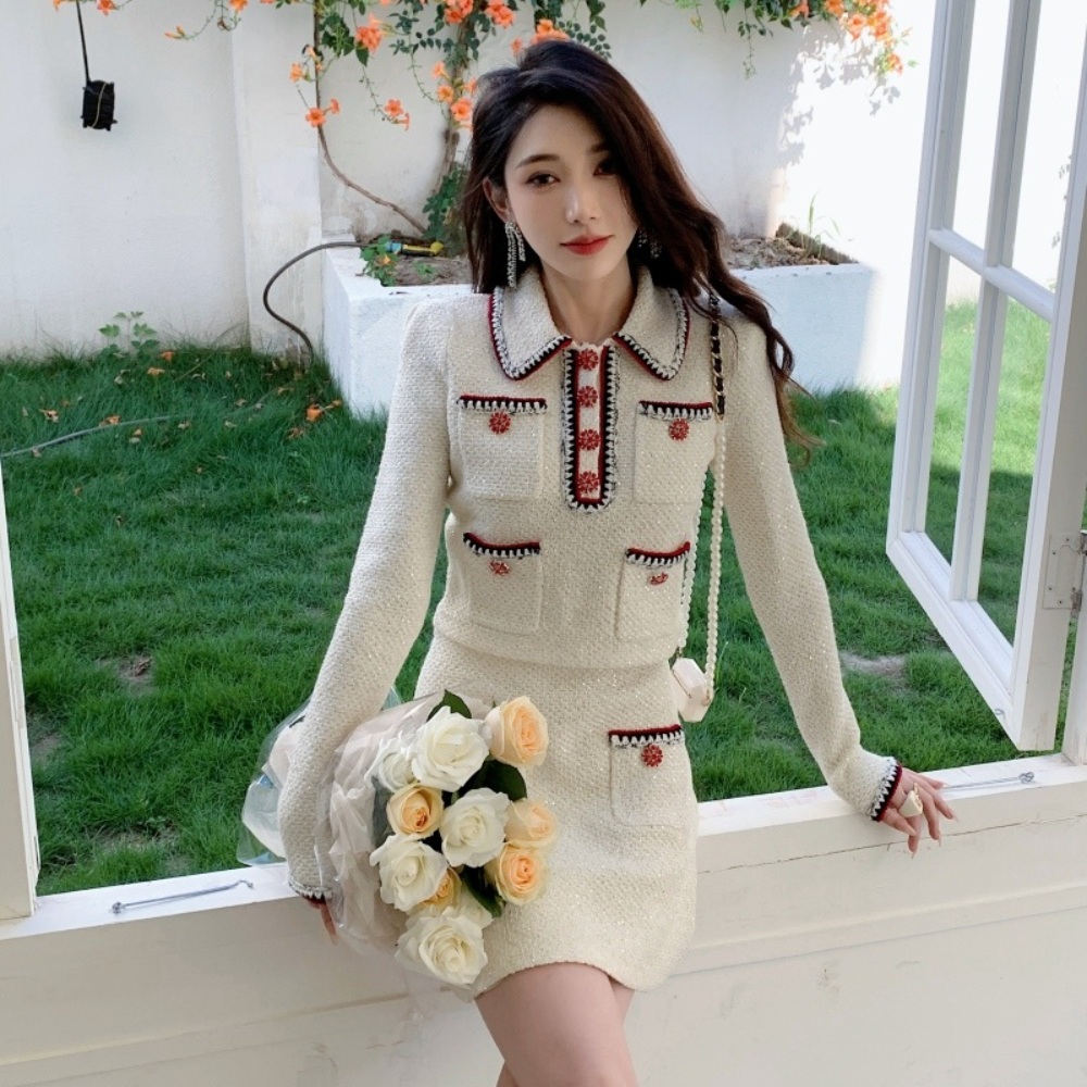 명품스타일 원피스 트위드 고급 수입의류 프렌치 고퀄리티 프렌치 이미지 1