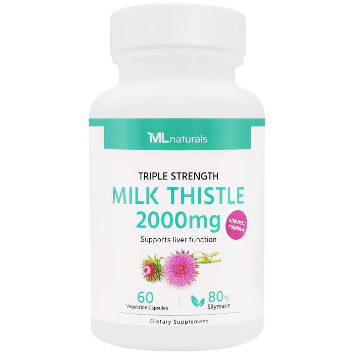 마이라이프내추럴스 밀크씨슬 2000mg 알약 60캡슐, 1개 - 메인 이미지