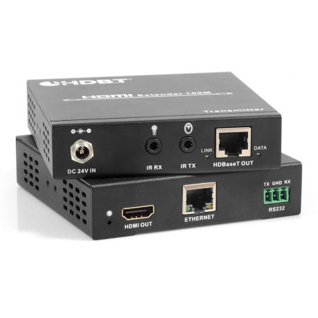 HDMI RS232시리얼 이더넷 거리연장기 100M NEXT-HD100RS-4K