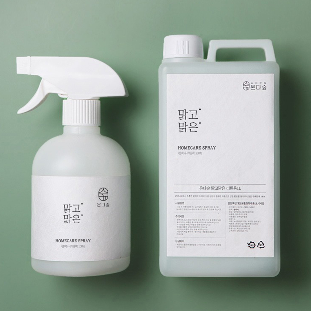 피톤치드 편백수 스프레이 편백나무원액100% 새집증후군 제거 방법 새가구 가죽 페인트 집먼지 탈취 새차 탄 곰팡이 냄새제거 침대 이불 셀프 고급1.5L