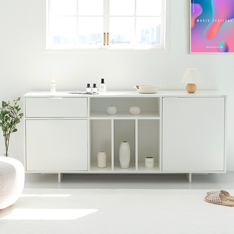 e스마트 스텔라 TV다이 TV거치대 티비장 높은거실장 1800