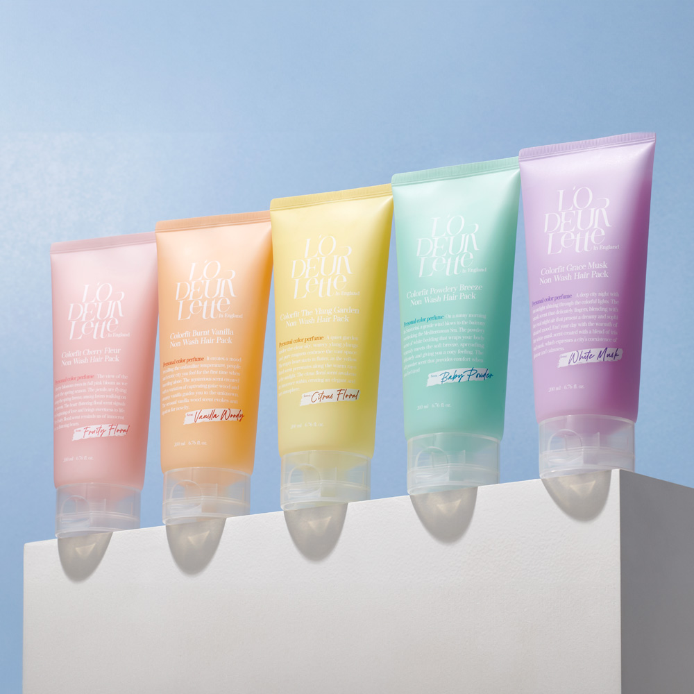 로더렛 컬러핏 논워시 헤어팩 200ml 그레이스 머스크 미용실 극손상 퍼퓸 : 로더렛