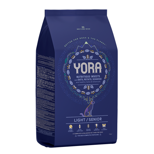 YORA 요라 동애등에 저자극 알러지 사료 라이트 시니어 1kg - 상세 이미지 2
