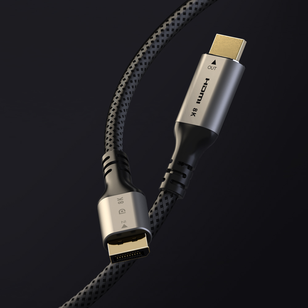 케선화 UHD 8K DP to HDMI 케이블 1M - 상세 이미지 5