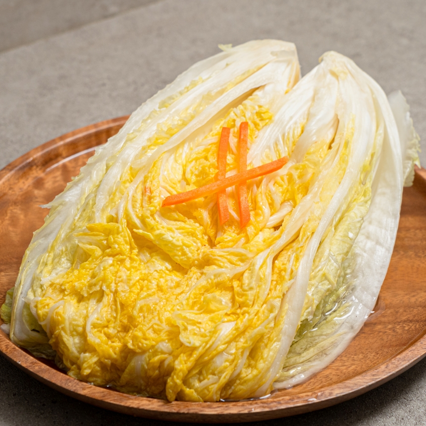 백김치 3kg 국내산 농산물 100% 경상도 서울식 주문 생김치 어린이 아기 유아 - 상품 이미지
