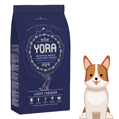 YORA 요라 동애등에 저자극 알러지 사료 라이트 시니어 6kg