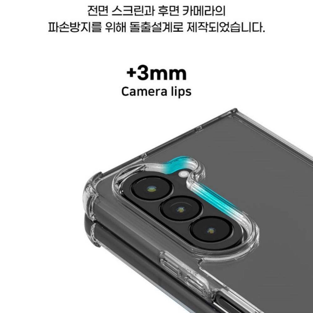 갤럭시 Z폴드6 케이스 투명 슬림 SM-F956 이미지 8