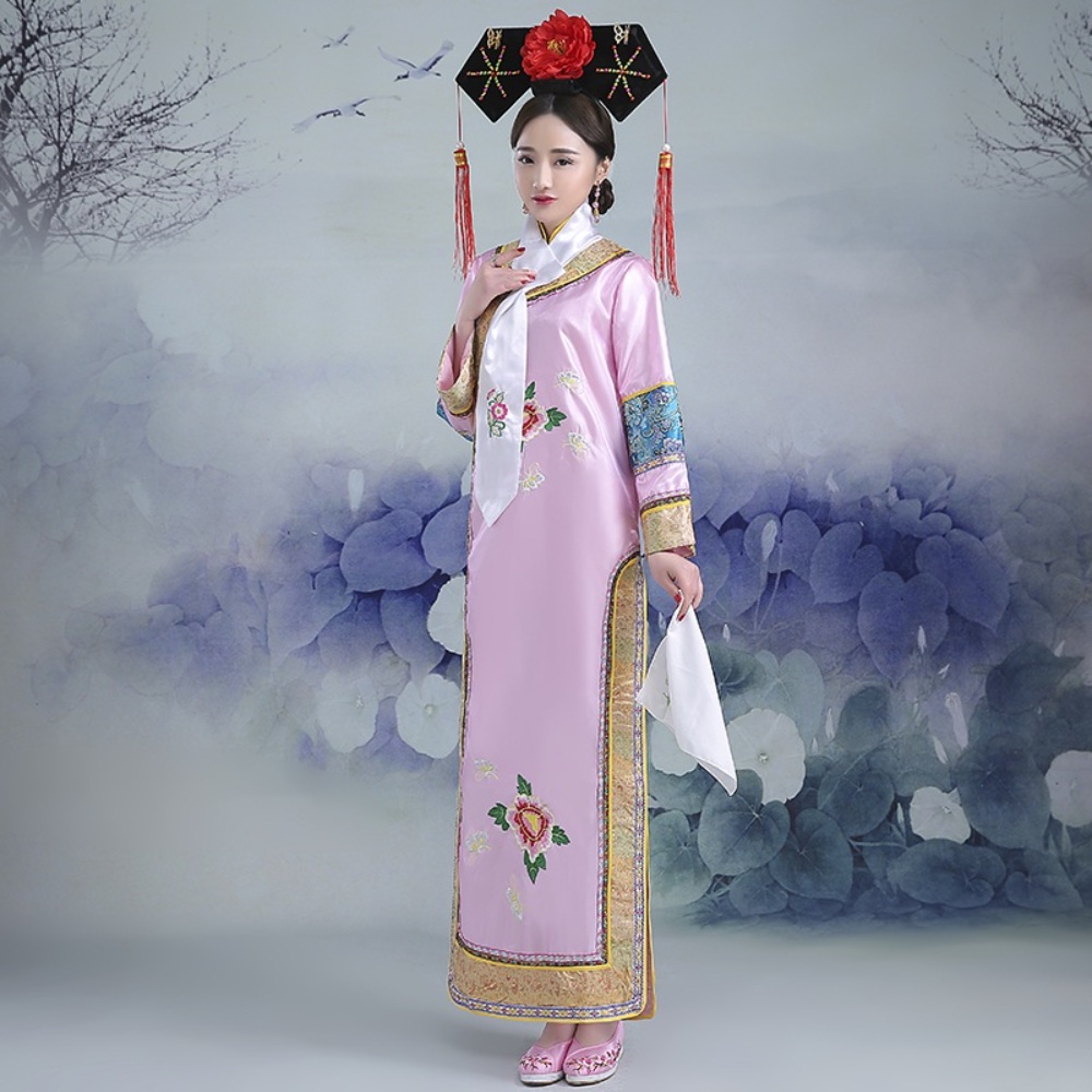 청나라 의상 옷 고대 중세 당나라 명나라 중국식 중국풍 차이나 공주 황후 황실 - 상세 이미지 2