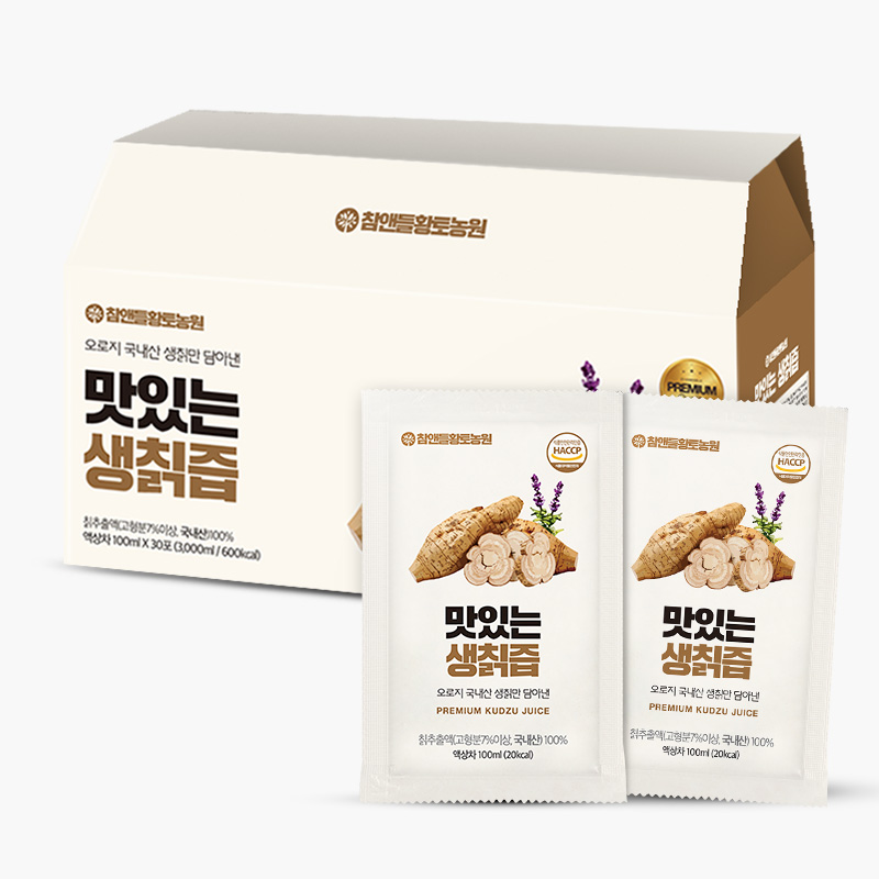 [3+1] 참앤들황토농원 맛있는 칡즙 100ml 30포, 3개 - 상세 이미지 5