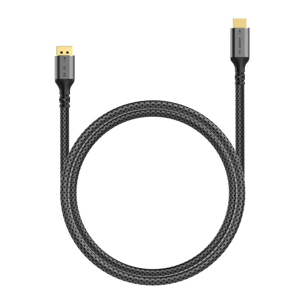 넥스트유 케선화 UHD 8K DP 1.4 to HDMI 2.1 케이블 2m, 1개 - 상세 이미지 3