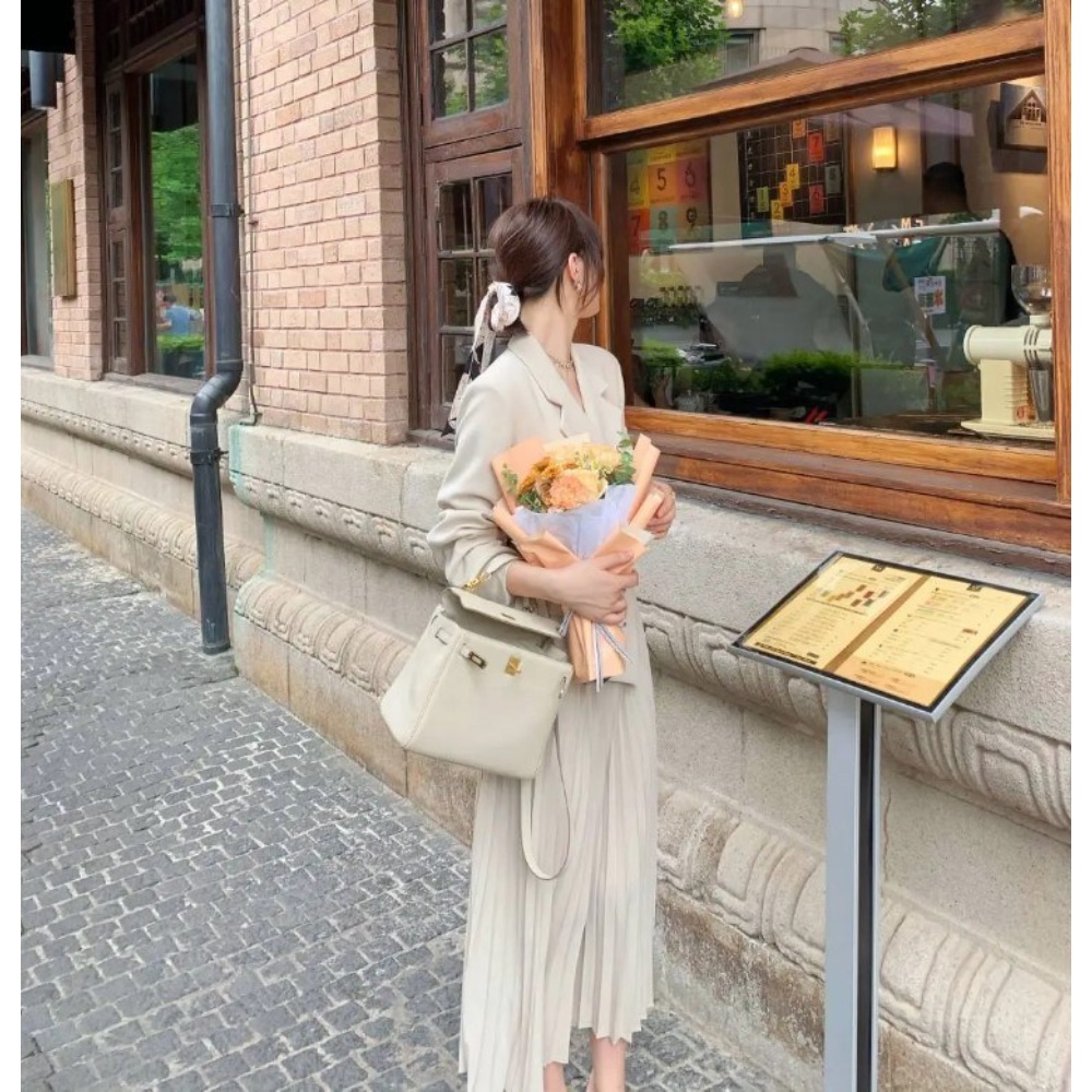 돌잔치엄마드레스 상견례 원피스 결혼식하객룩 고급 성숙한 옷 이미지 4