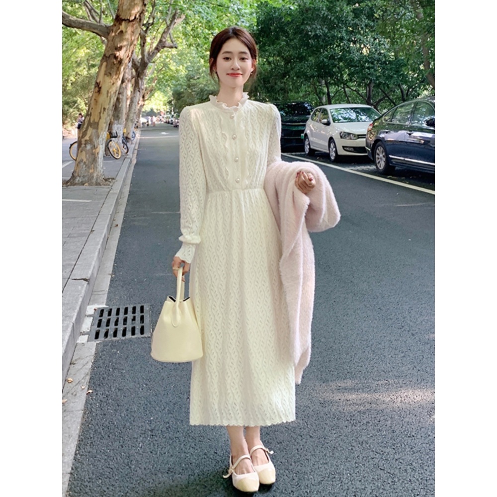 돌맘드레스 겨울 기모 엄마 정장원피스 돌 러블리 아나운서 결혼식 돌잔치원피스 - 상세 이미지 2