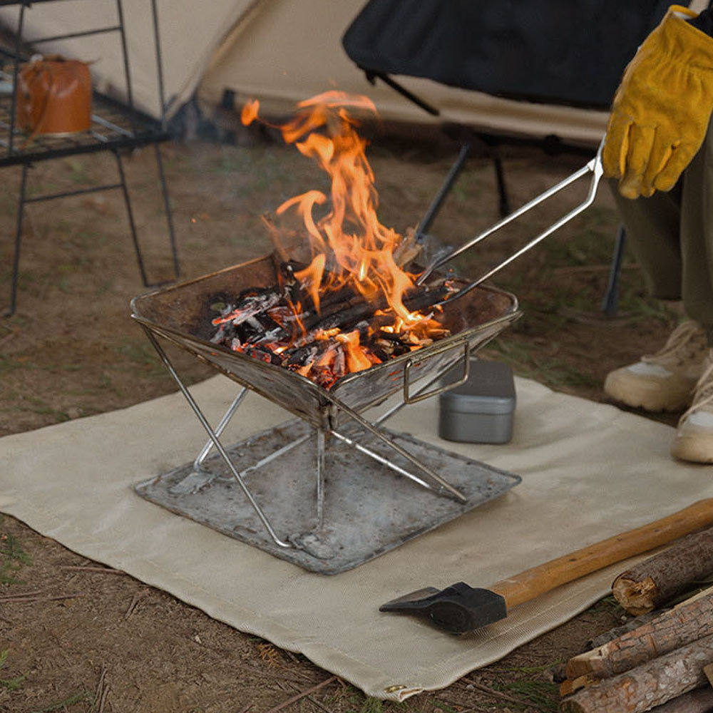 방염매트 방염포 화목난로 화로대 캠핑 난로 화로 매트 S