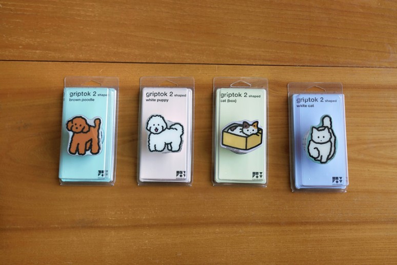 강아지 고양이 정품그립톡 5종 모음 스마트톡 굿즈 휴대폰 꾸미기 거치대 그립홀더 - 상세 이미지 4
