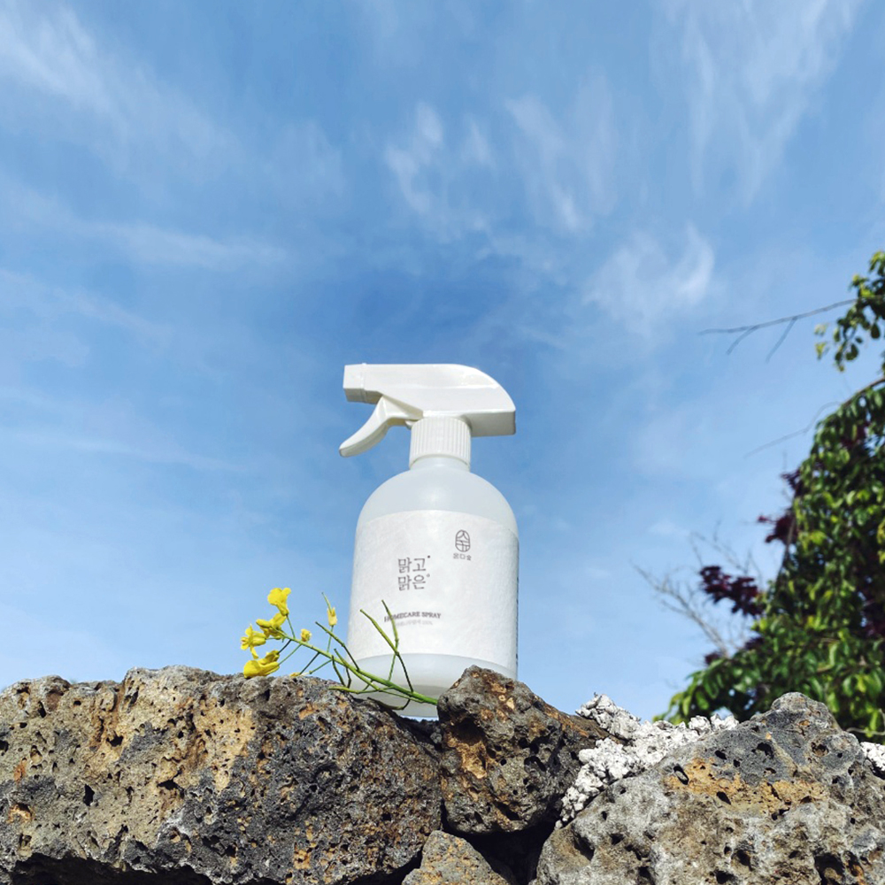 편백나무원액100% 맑고맑은 스프레이 피톤치드 편백수 새집증후군제거방법 새가구 집먼지 탈취 새차 탄 곰팡이 냄새제거 침대 이불 셀프 원인 500ml+큐브50g